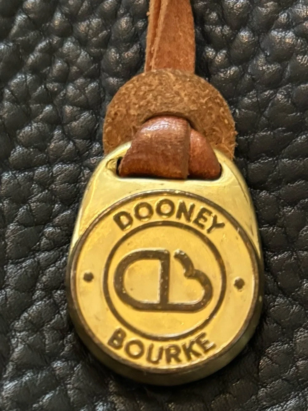 Dooney & Bourke vintage all weather leather satchel purse bag